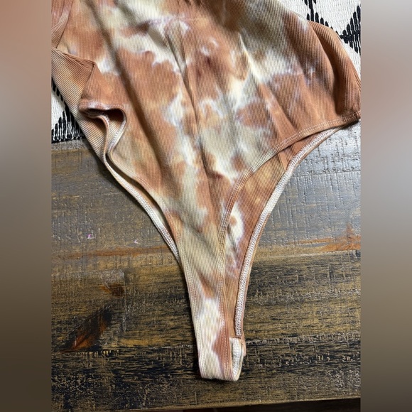 Wild Fable Brown and Cream Fitted Tank Bodysuit - Picture 11 of 11